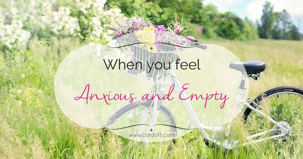 What can you do when you feel anxious and empty? We struggle to fill that emptiness on our own. But only through Christ can we truly be satisfied.